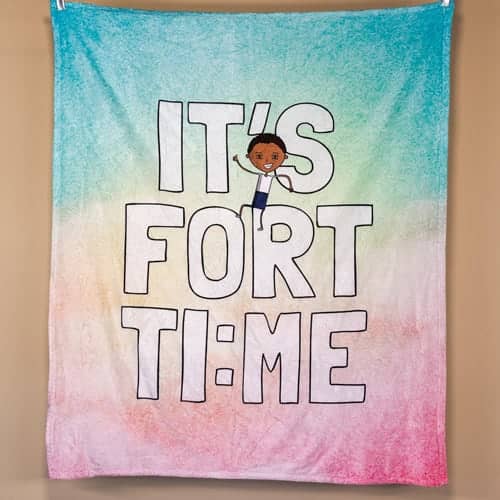 It's Fort Time - 50x60 Blanket