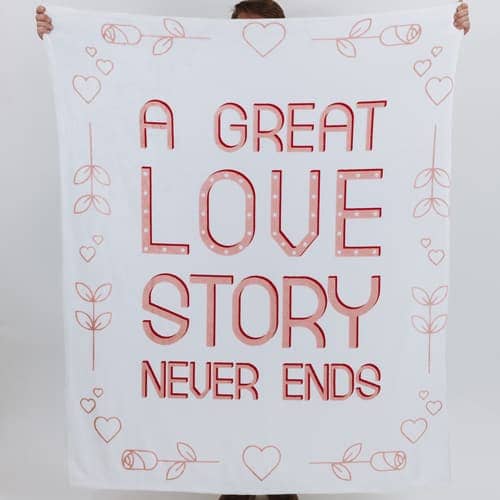 Love Story - 50x60 Blanket