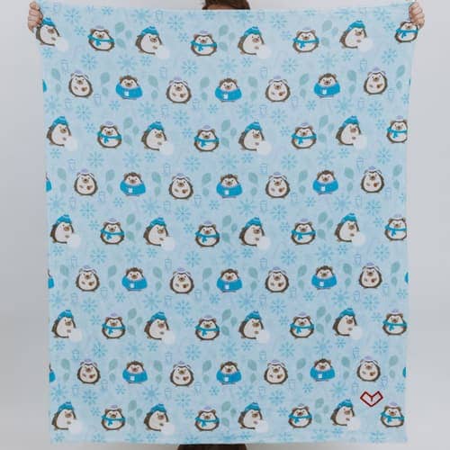 Winter Hedgehog - 50x60 Blanket