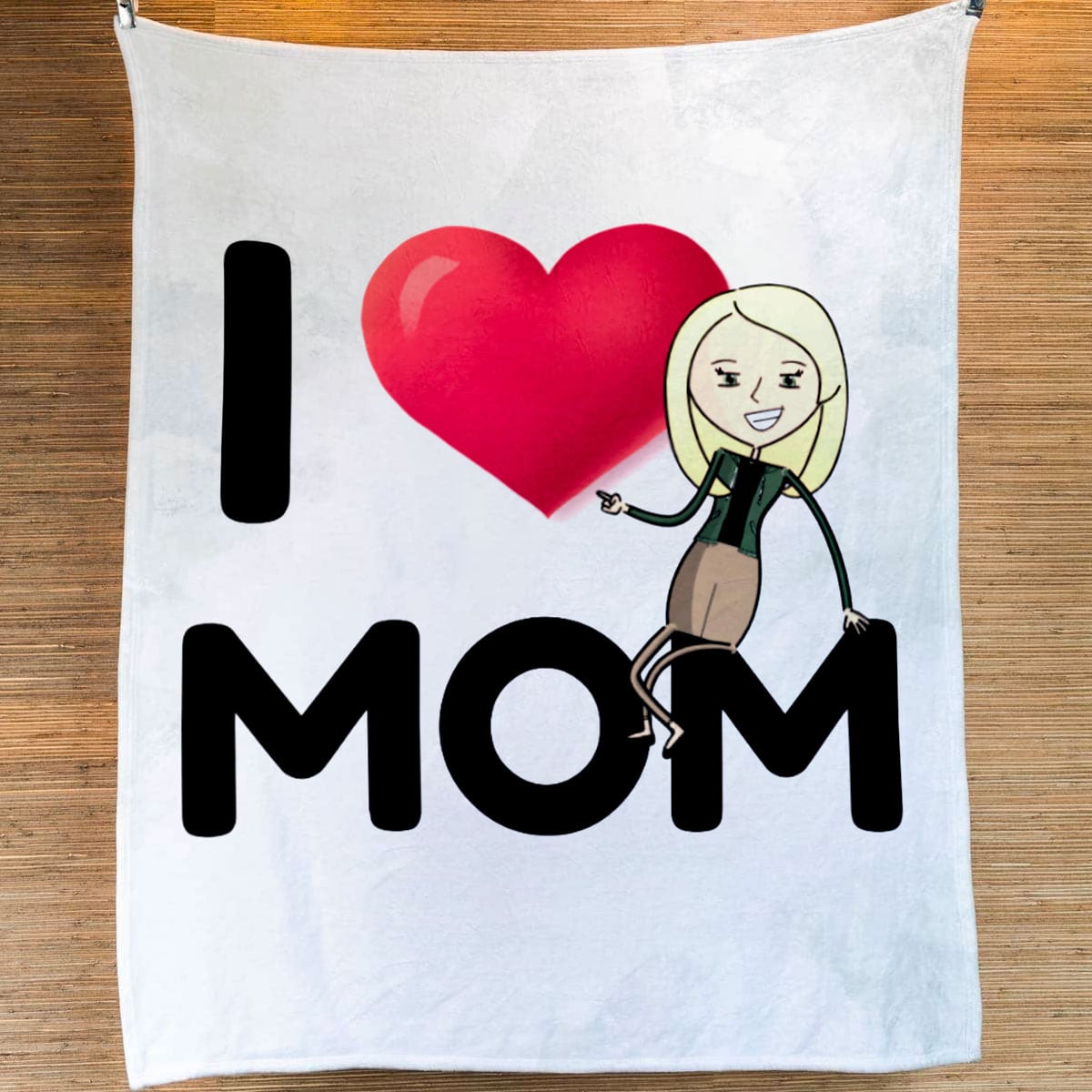 I Heart Mom - 50x60 Blanket
