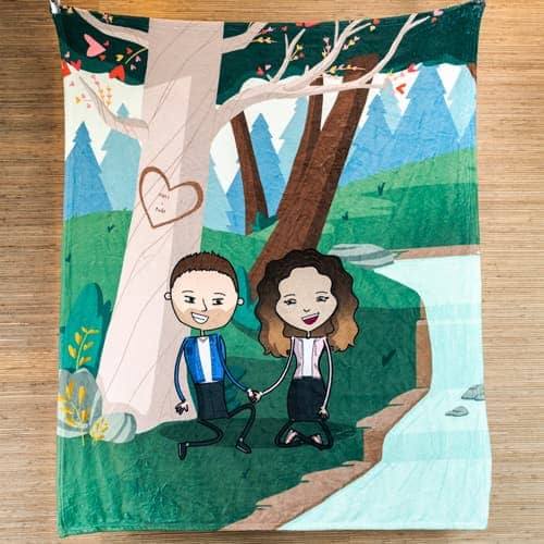 Tree Heart - 50x60 Blanket