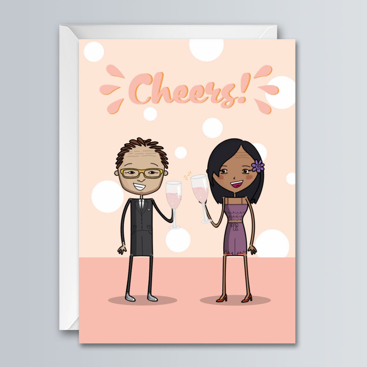 Cheers! - Anniversary Greeting Card