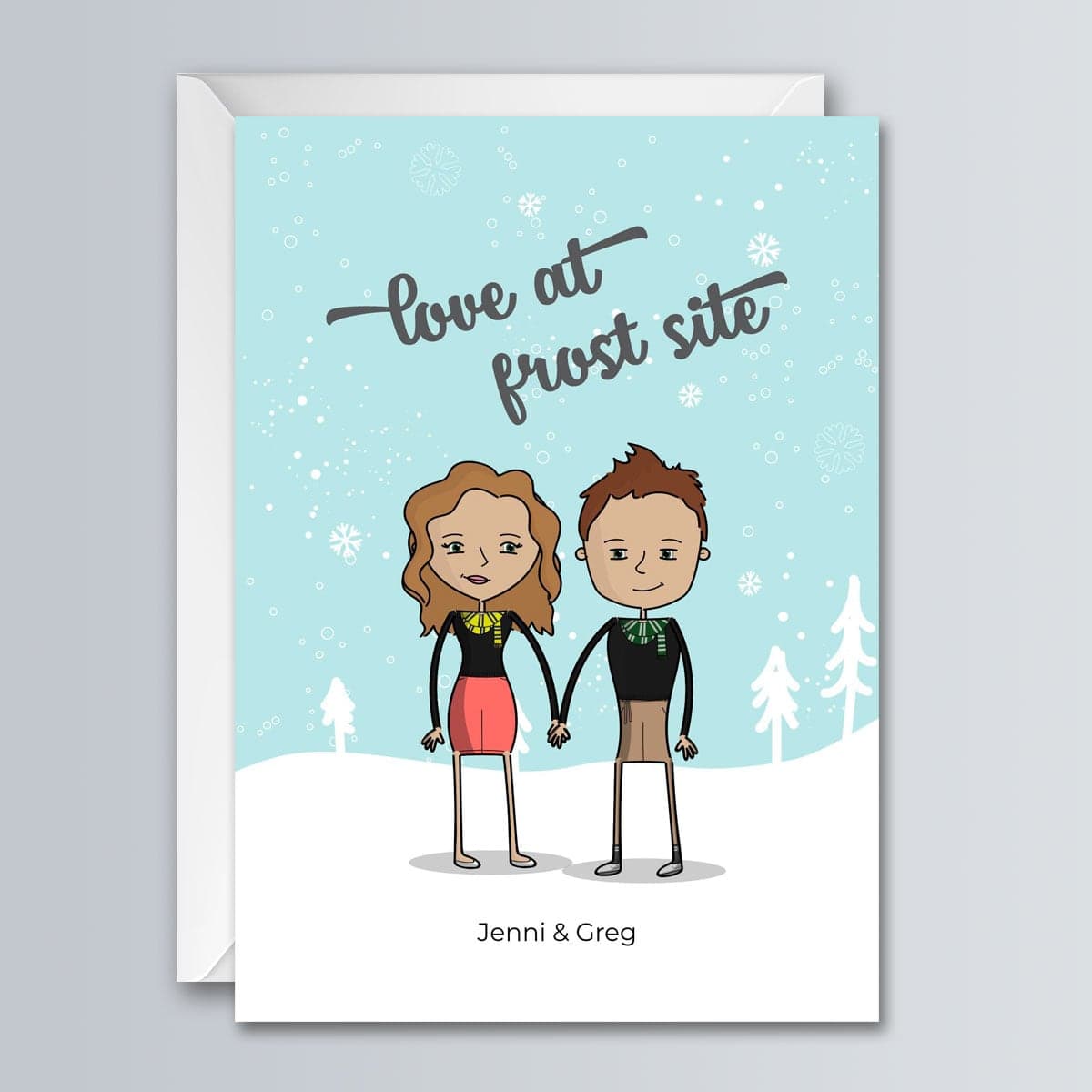 Love at Frost Site - Greeting Card