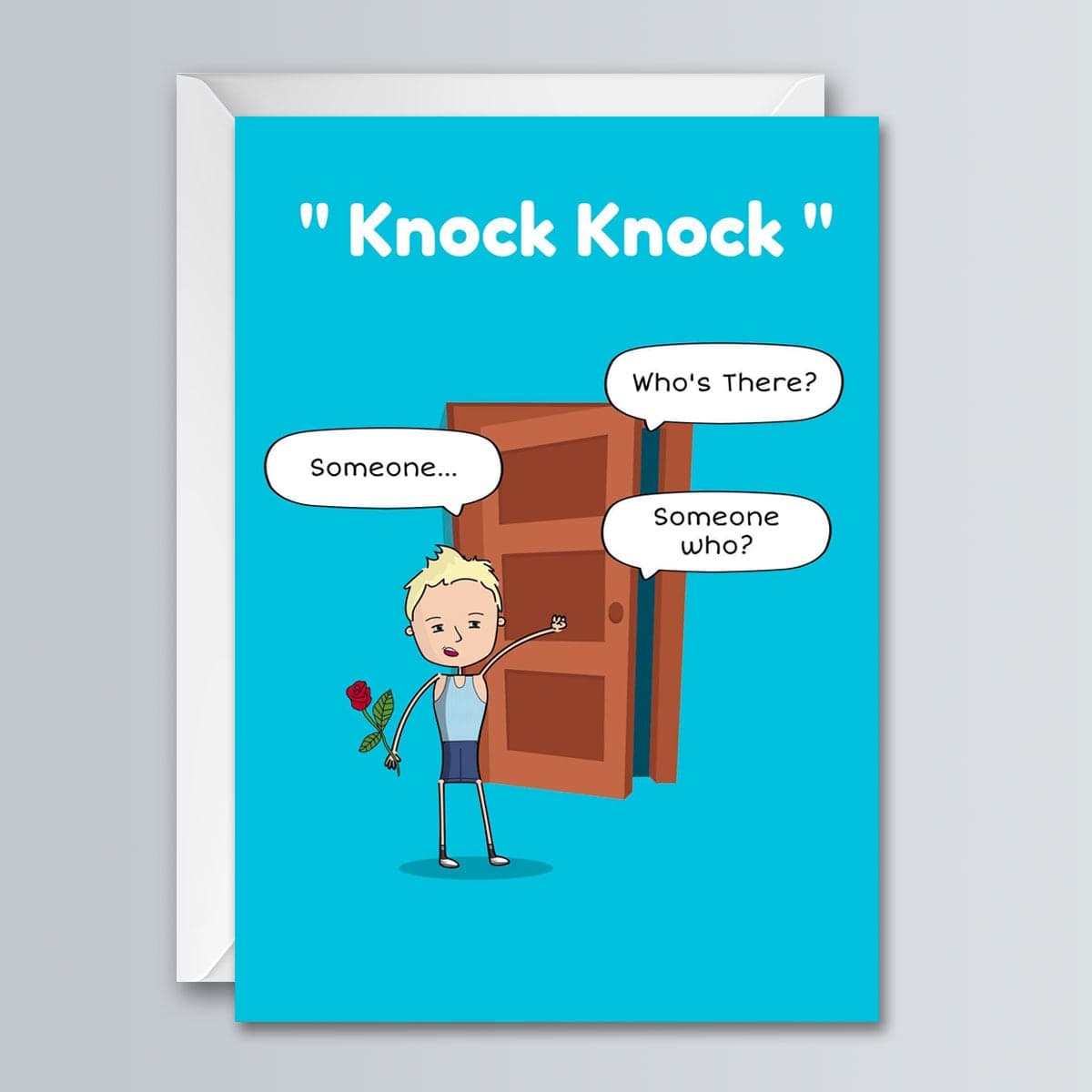 Knock Knock - Greeting Card