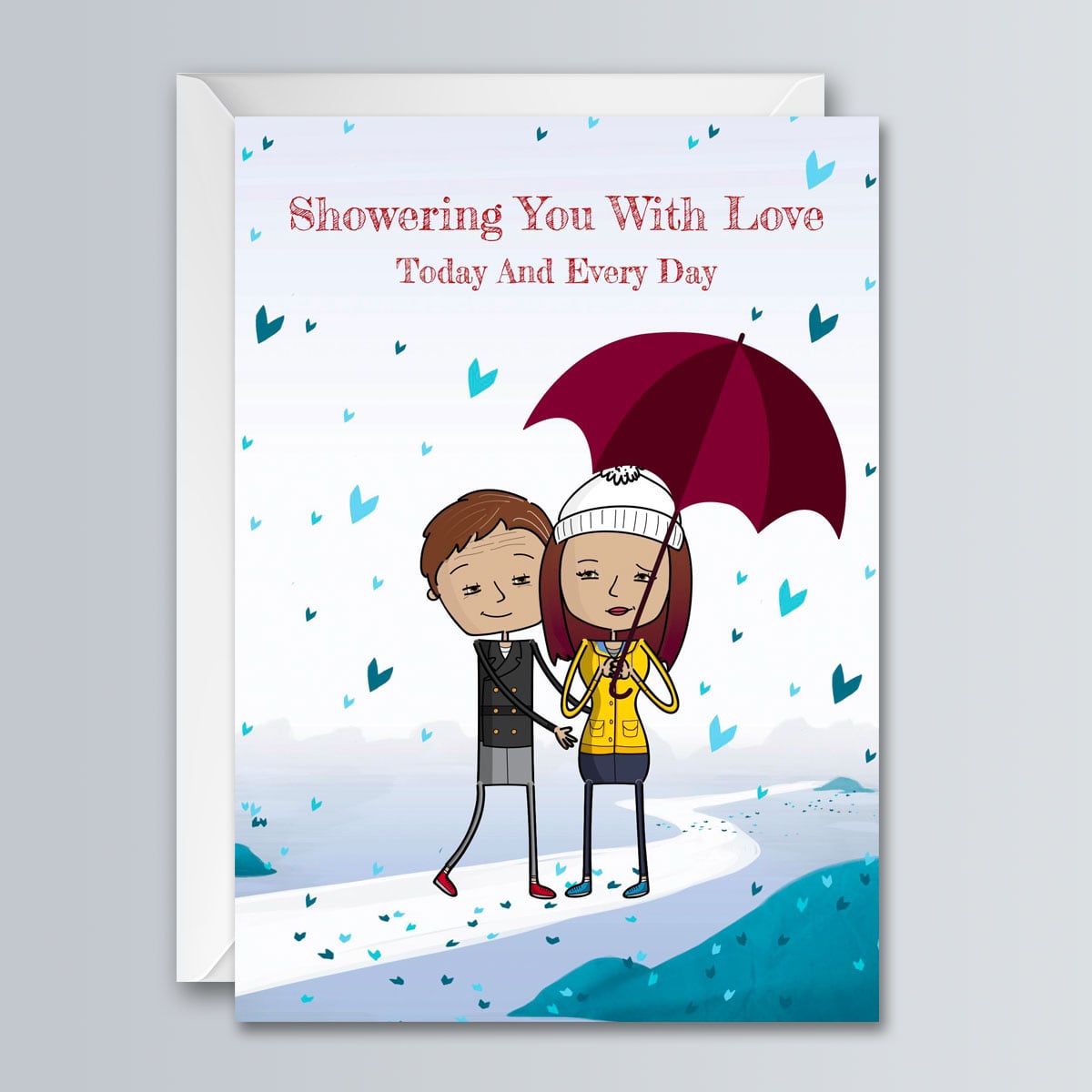 Showering You With Love - Greeting Card