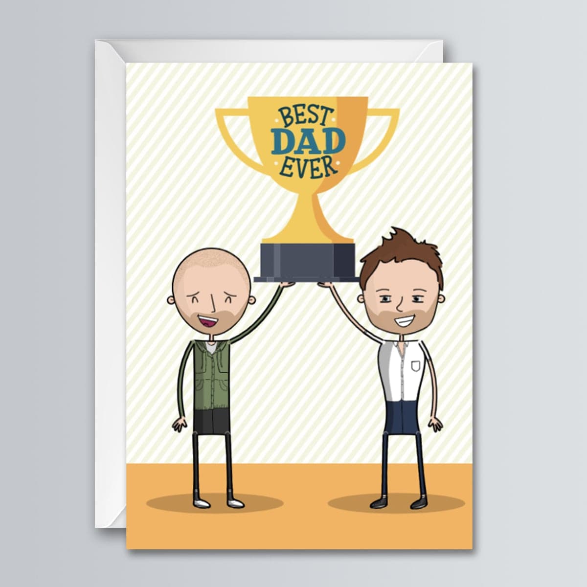 Trophy Dad - Greeting Card