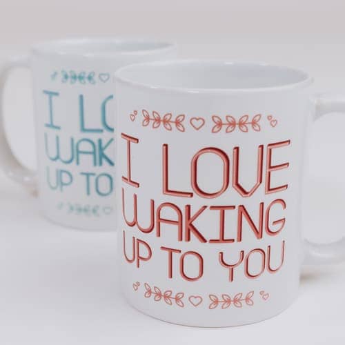 Love Waking Up - Set of 2 Mugs