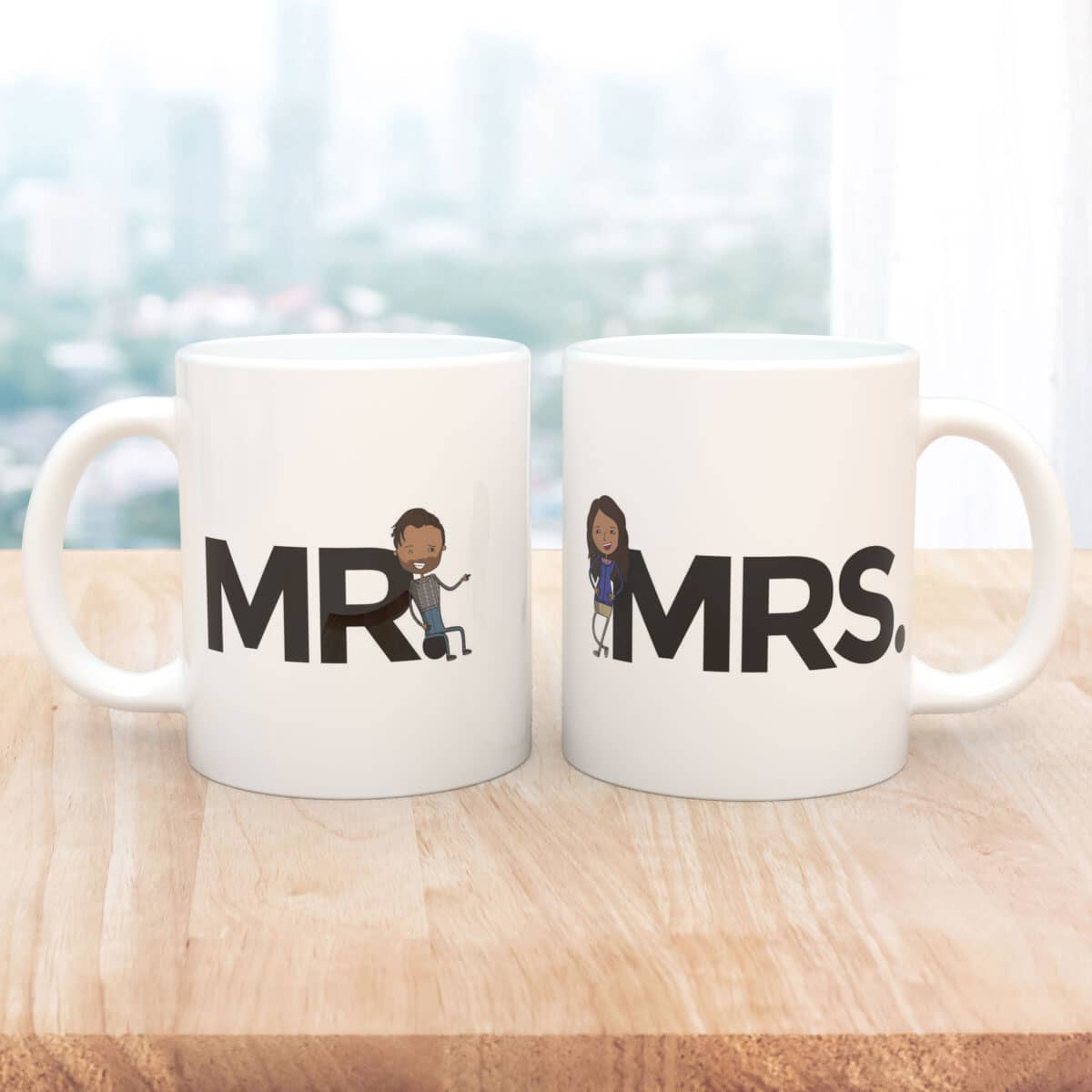 MR. & MRS. - Set of 2 Mugs