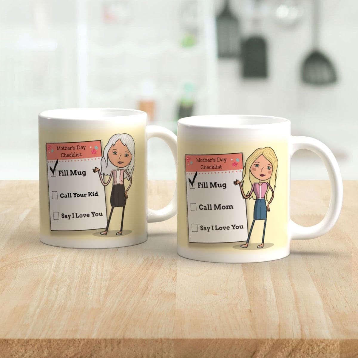 Call Your Mom - Set of 2 Mugs