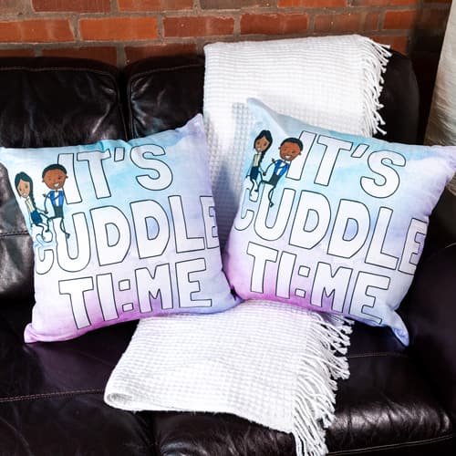 It's Cuddle Time - 2 Pillow Set