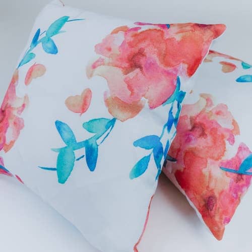 Floral Patterns - 2 Pillow Set