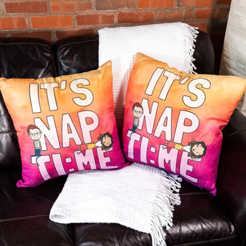 It's Nap Time - 2 Pillow Set