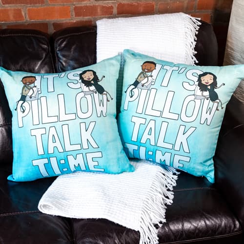 It's Pillow Talk Time - 2 Pillow Set