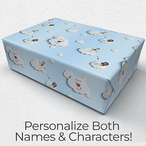 Cupid's Arrow - Personalized Wrapping Paper