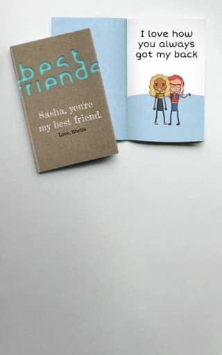 Best Friend Gifts Personalized Lovebook