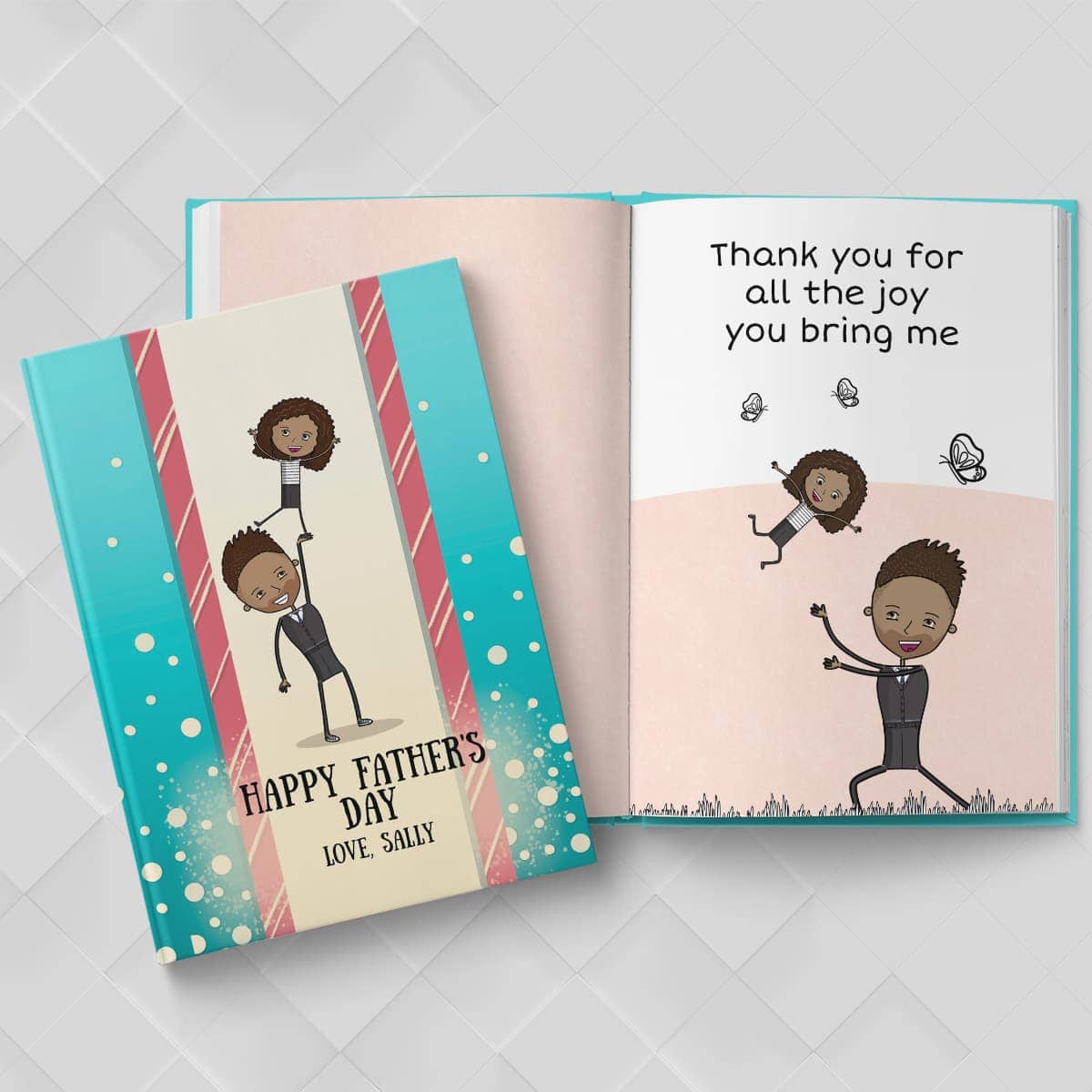 Personalized Father's Day Love Book from Kids