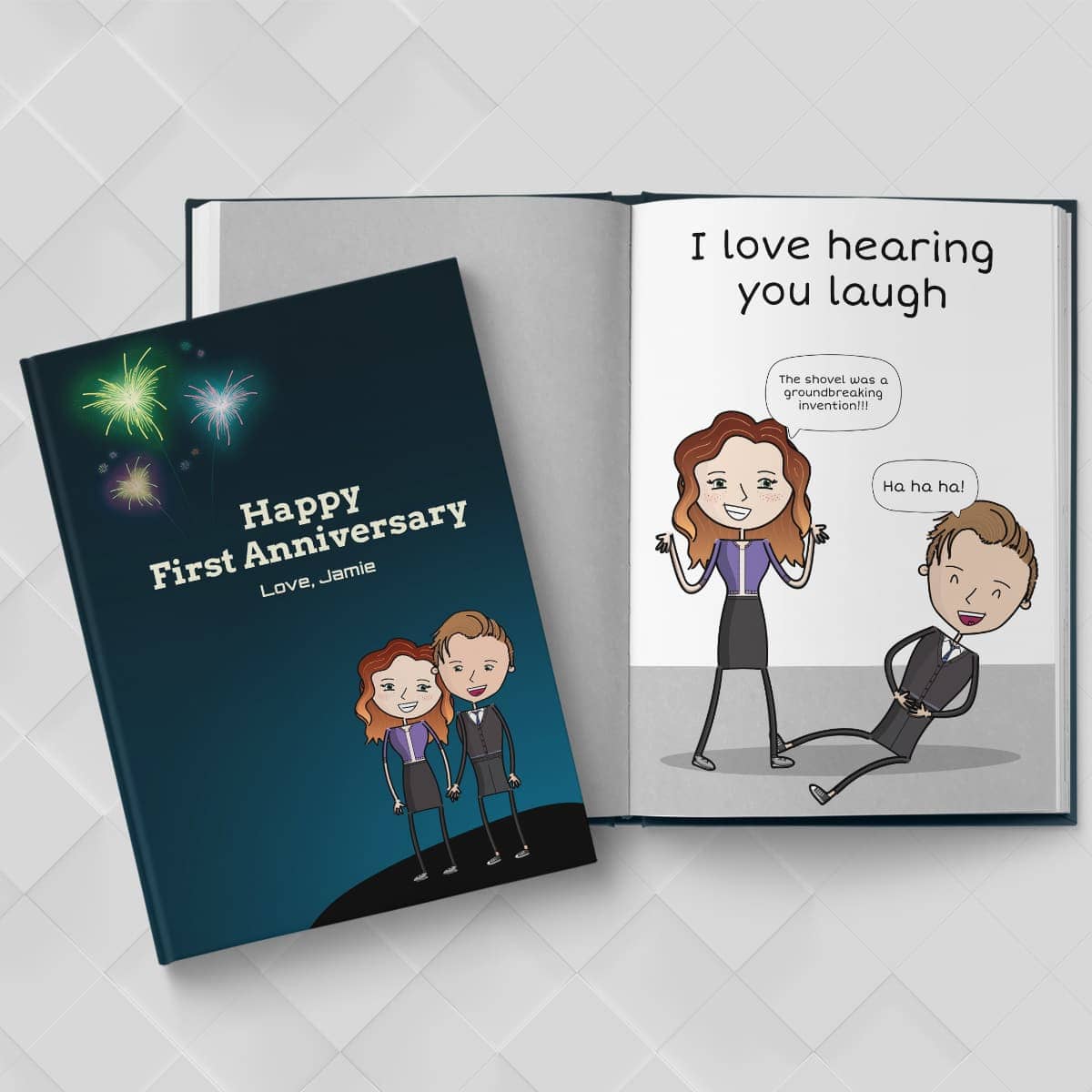 First Anniversary Gifts by LoveBook | The Personalized Gift Book That Says Why You Love Someone | LoveBook Online - 0