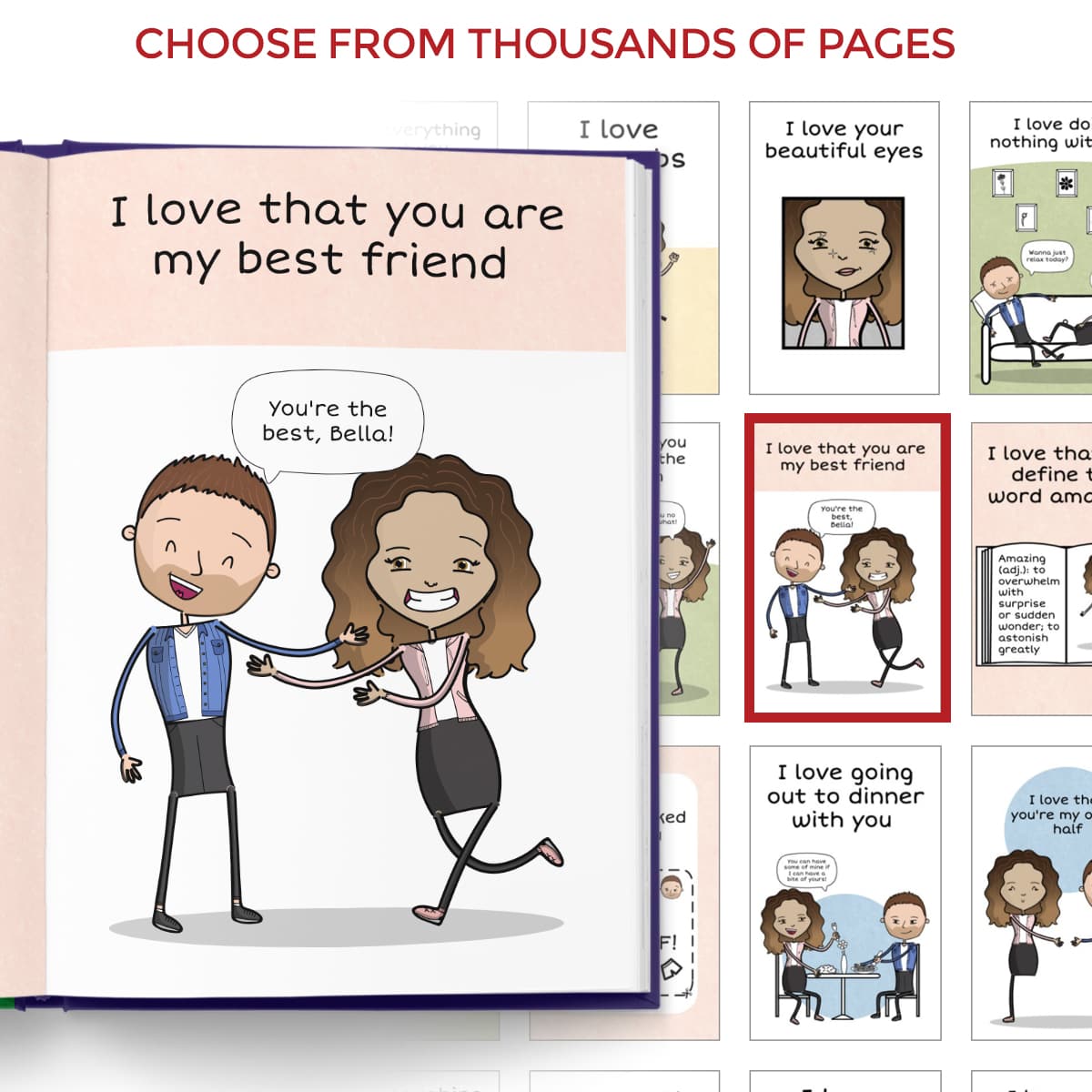 The Unique Personalized Gift Book That Says Why You Love Them Lovebook Online