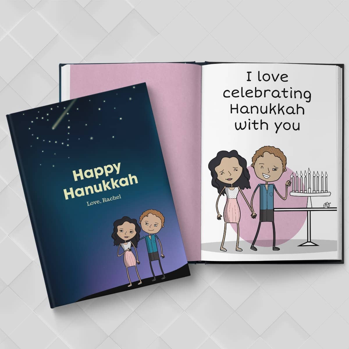 Personalized Hanukkah Love Book
