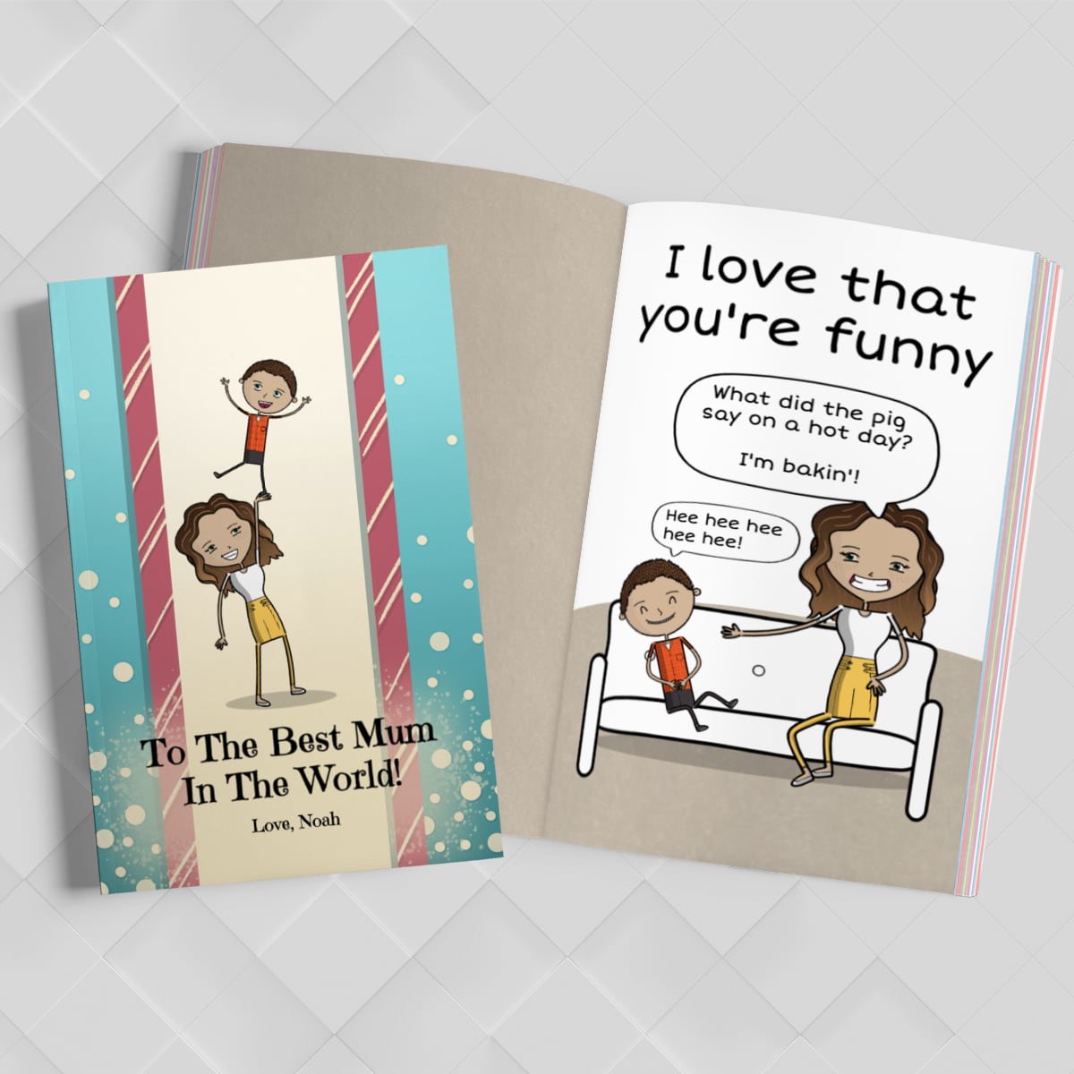 Personalized Mum's Day Love Book from Kids