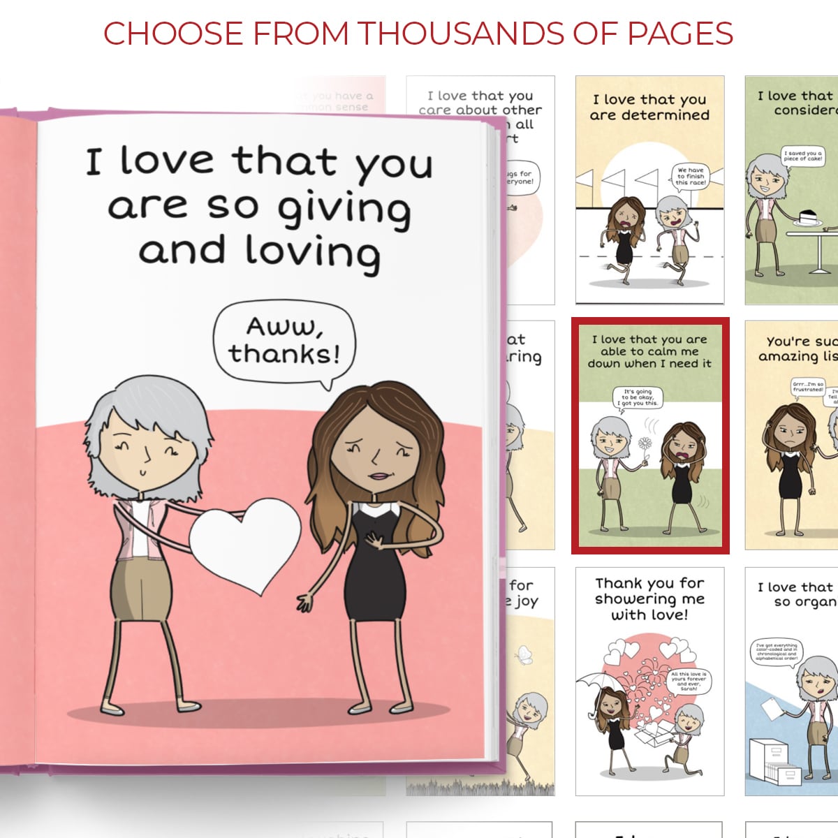 The Unique Personalized Gift Book That Says Why You Love Them | LoveBook Online - 2