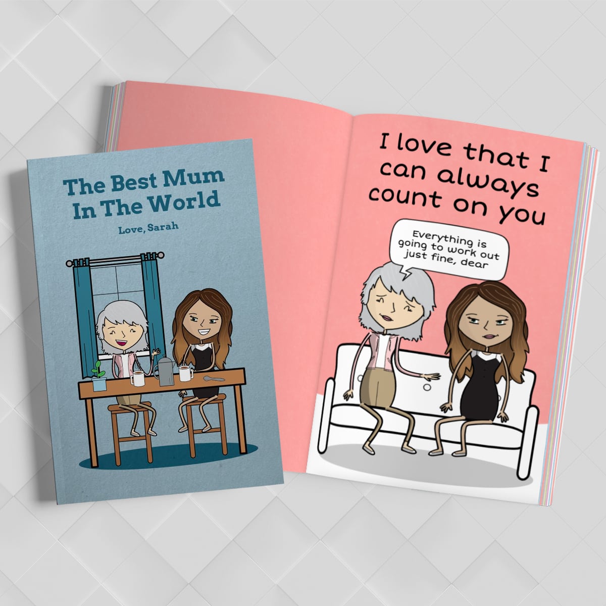 Personalized Mum's Day Love Book