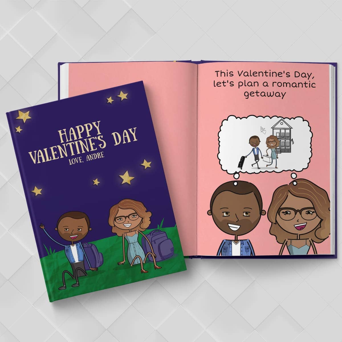 Personalized Valentine's Day Love Book